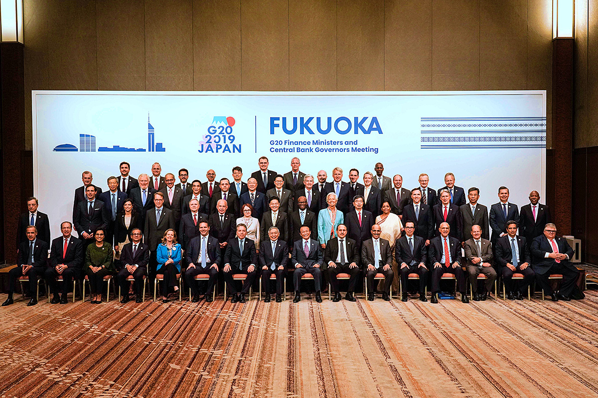 Gruppenfoto mit Bundespräsident Ueli Maurer, Fukuoka 